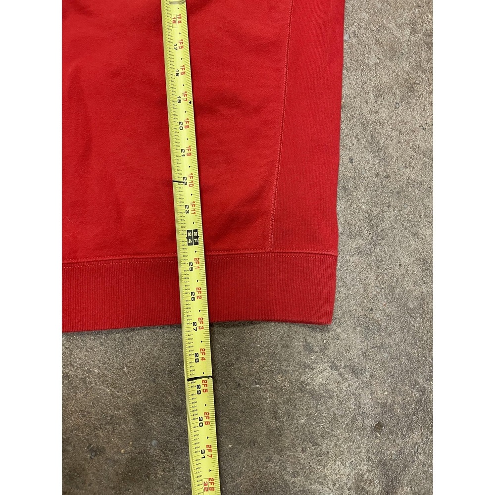 Polo Ralph Lauren Sweatshirt Mens Large Red Crewneck Pullover Blue Pony Made USA - Picture 14 of 16